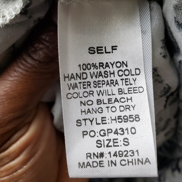 KORI America Ruched Ruffle Blouse - Picture 9 of 9